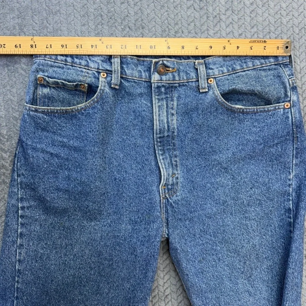 Levi's 505 Regular Fit Jeans Men 36x31 Straight Blue 100% Cotton Made in USA 90s